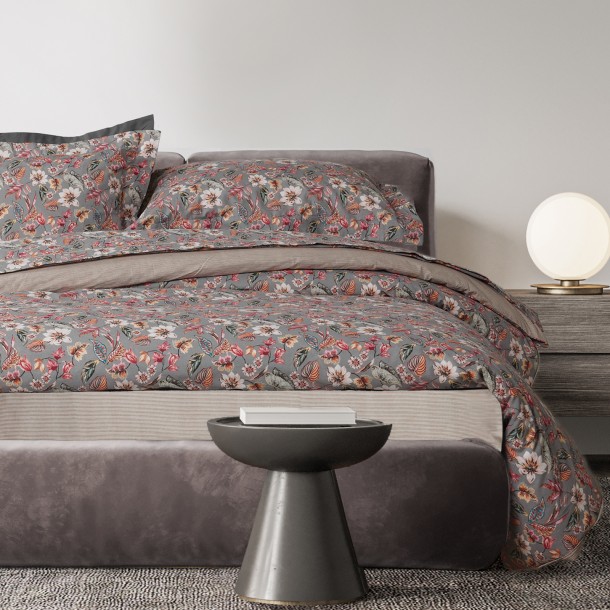 Σετ Σεντόνια Βαμβακερά King 260x280εκ. Daily 3176 Grey-Pink Das Home