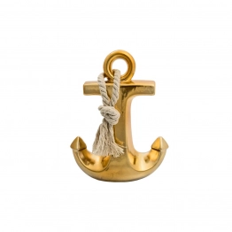 Διακοσμητική Άγκυρα Κεραμική Χρυσή Art Et Lumiere 18x8,5x22,5εκ. 01862