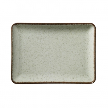 Πιατέλα Σερβιρίσματος Πορσελάνης Green Tan Kutahya 30x22εκ. KXOD34030