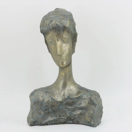 Διακοσμητικό Γλυπτό Polyresin Άνθρωπος Γκρι 18,5x12x26,5εκ. ESTHETI 752-27207