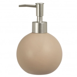 Ντισπένσερ Στρογγυλό Δολομίτη 375ml-Φ10,7x15,4cm Cream MRShome 0098003
