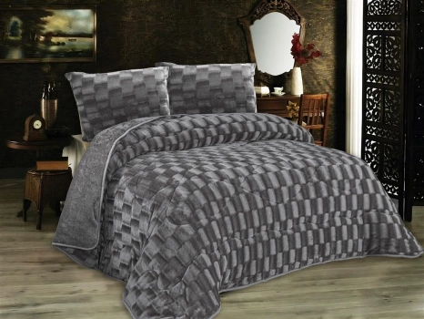 Κουβερτοπάπλωμα Fleece Υπέρδιπλο 220x240εκ. 1940 Grey DimCol
