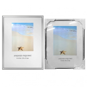 Κορνίζα Αλουμινίου Ασημί 10x15εκ. Homie 12-2028