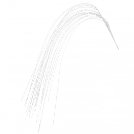 Χριστουγεννιάτικο Κλαδί Κρεμαστό Μεταλλιζέ Λευκό 120εκ. iliadis 90675