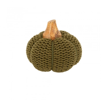 Διακοσμητική Κολοκύθα Υφασμάτινη Πράσινη 12x12x10εκ. iliadis 88899