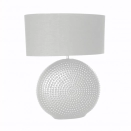 Φωτιστικό Επιτραπέζιο Κεραμικό Λευκό 50,5x26x65εκ. Art Et Lumiere 30192