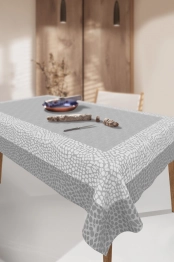 Τραπεζομάντηλο Αλέκιαστο Polyester 1047 Silver 145x260εκ. Saint Clair