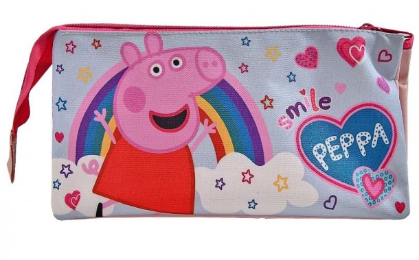 Κασετίνα Βαρελάκι Πλακέ Peppa Pig 50-3538