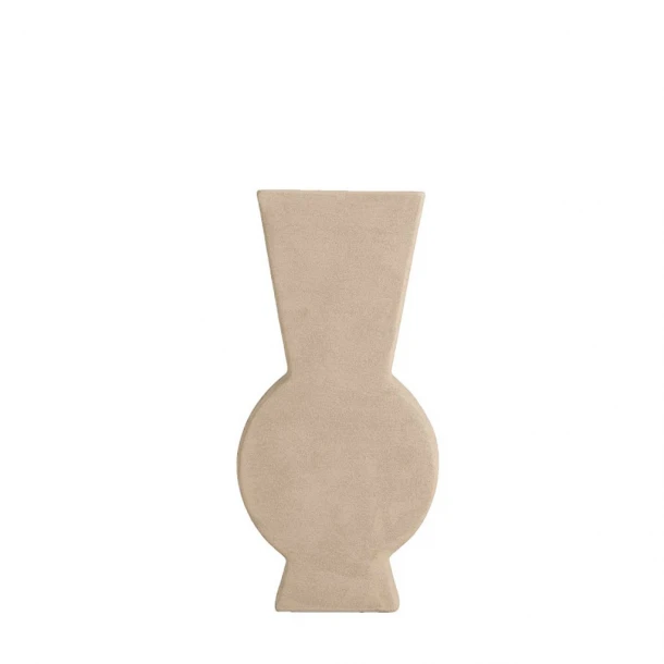 Βάζο Κεραμικό Μπεζ-Χρυσό ESPIEL 18,5x6,5x38,8εκ. TOF251