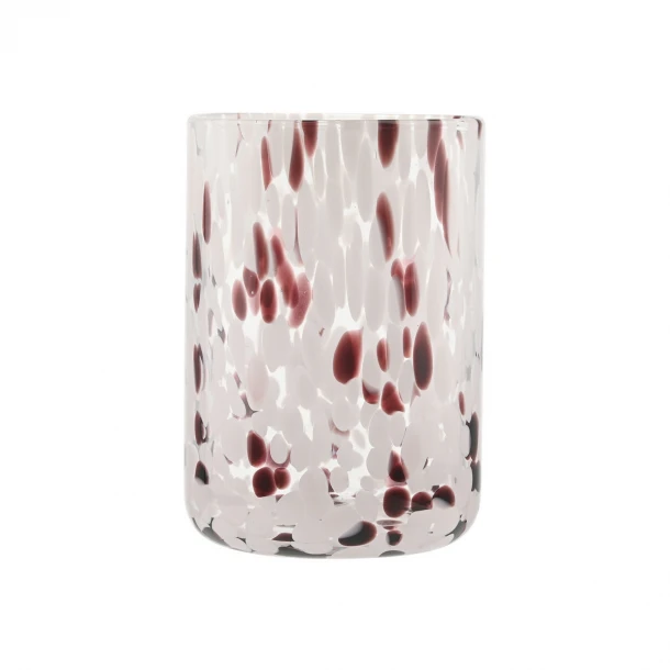 Ποτήρι Νερού Χαμηλό Γυάλινο 360ml Ροζ-Μωβ Colorburst Estia 07-40833