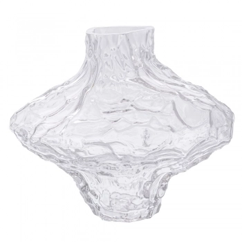 Βάζο Γυάλινο Διάφανο Ακανόνιστο Φ19x16εκ. iliadis 91689