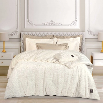 Κουβερτοπάπλωμα Faux Fur King 240x250εκ. Essential 3959 White Greenwich Polo Club