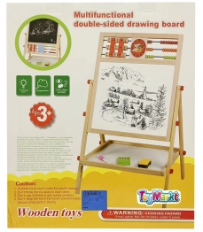 Ξύλινος Εκπαιδευτικός Πίνακας 37x45εκ. Toy Markt 71-3067