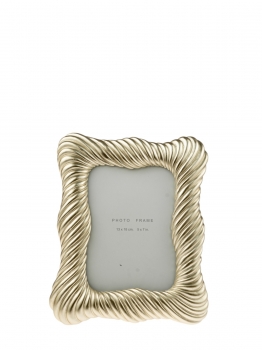 Κορνίζα Polyester Ασημί Με Γραμμές 13x18εκ. Zen Collection 25.21.51519