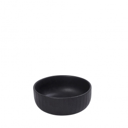 Μπωλ Σερβιρίσματος Βαθύ Stoneware Gobi Black-Sand Matte ESPIEL 9x4,5εκ. OW2034K6