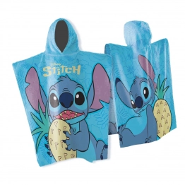 Πόντσο Quick Dry Microfiber 50x100εκ. Disney Home Lilo & Stitch 539 Sky Blue Dimcol