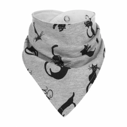 Σαλιάρα-Μπαντάνα Βαμβακερή Γατούλες akuku A1502