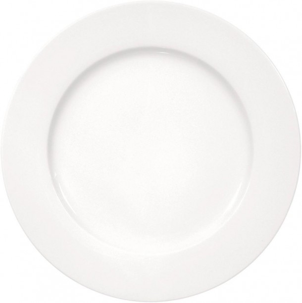 Πιάτο Ρηχό Πορσελάνης Meran Λευκό ESPIEL 28εκ. 001.156022K6
