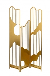 Παραβάν Χρυσό 40x1,8x180εκ. Zen Collection 24.37.51152