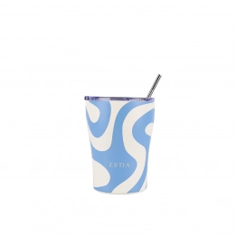 Θερμός-Ποτήρι Ανοξείδωτο Coffee Mug Ocean Waves Save The Aegean Estia 350ml-8,7x12,5εκ. 01-48990