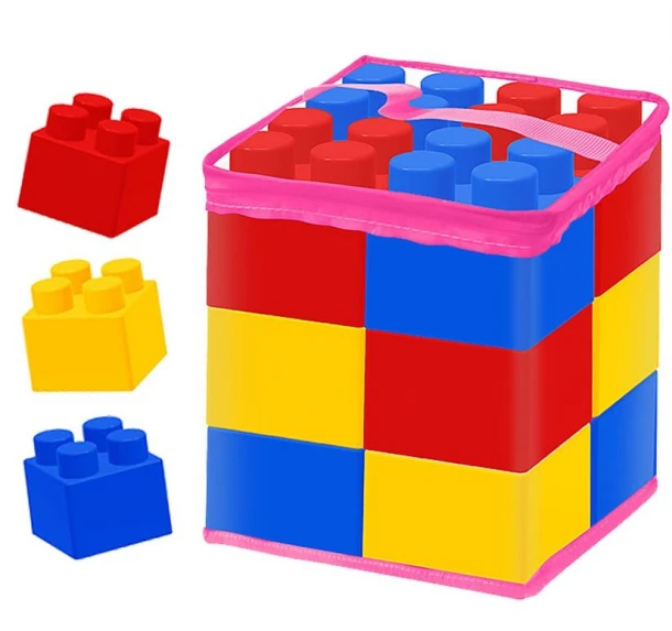 Τουβλάκια Μεγάλα 12τμχ 30x5x21εκ. Toy Markt 75-428