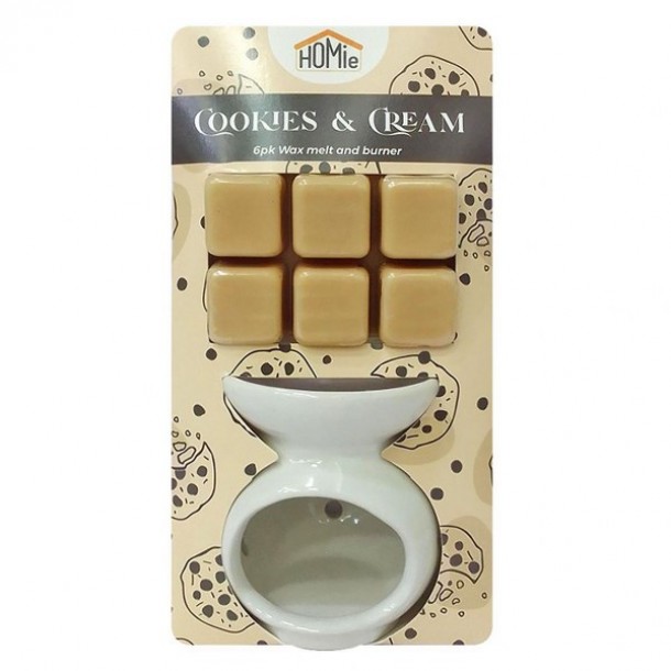 Αρωματιστής Με Wax Melt 6 Κύβοι Cookies & Cream Homie 22-3038