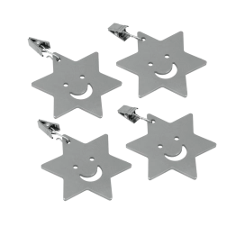 Σετ 4 Πιάστρες Τραπεζομάντηλου Ανοξείδωτες