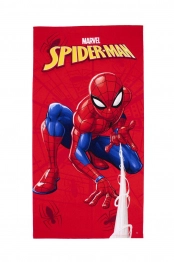 Πετσέτα Θαλάσσης Παιδική Microfiber 70x140εκ. Spiderman 42 Red Marvel DimCol