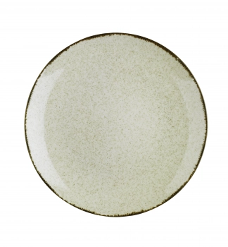 Πιάτο Ρηχό Πορσελάνης Μπεζ-Καφέ 25εκ. Cinnamon Kutahya Porselen KXCXE22524