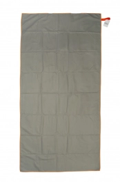 Πετσέτα Γυμναστηρίου Quick Dry Polyester/Polyamide 50x80εκ. Grey-Orange DimCol