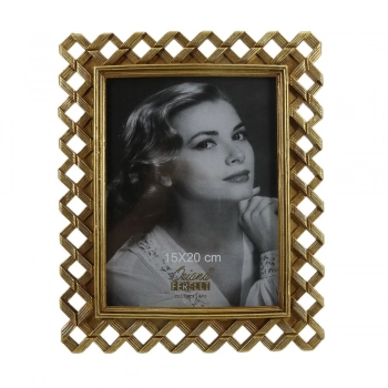 Κορνίζα Polyresin Χρυσή 15x20εκ. Oriana Ferelli® XL24040168