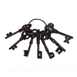 Κλειδιά Διακοσμητικά Μαντεμένια Καφέ 6,5x4,5x15,5εκ. ESTHETI 819-00733