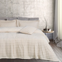Κουβέρτα Fleece Υπέρδιπλη 220x240εκ. Blankets 1356 Ιβουάρ Das Home