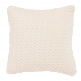 Διακοσμητικό Μαξιλάρι Fleece 40x40εκ. Throws 1366 Ecru Das Home