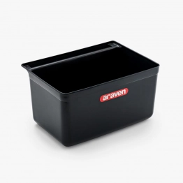 Κάδος Απορριμμάτων Κρεμαστός Πλαστικός Μαύρος 9,5lt-33x23x17,5εκ. Araven AR00061218