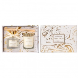 Σετ Αρωματικό Diffuser 100ml Με Κερί Σε Κουτί Δώρου iliadis 94995