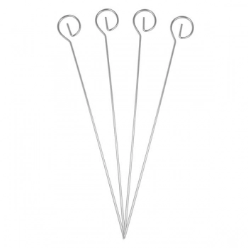 Σετ 4τμχ Καλαμάκια Ανοξείδωτα Για Σουβλάκι Metaltex 16-200422