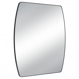 Καθρέπτης Τοίχου Μεταλλικός Μαύρος Με Ντουλάπι & Ράφια 65,5x12x75,5εκ. iliadis 92947