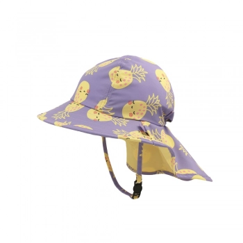 Αντηλιακό Cape Καπέλο 6-24μηνών UPF50 Sunhat Pineapple Zoocchini ZOO15059