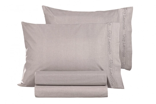 Ζεύγος Μαξιλαροθήκες Βαμβακερές 50x70εκ. Color Plus Melanze Guy Laroche