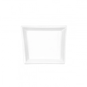 Πιάτο Φρούτου Τετράγωνο Πορσελάνης Λευκό Art Et Lumiere 21x17,5x2εκ. 06984