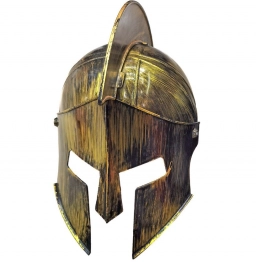 Κράνος Σπαρτιάτη Χρυσό 28x28εκ. Carnavalista 3-2115