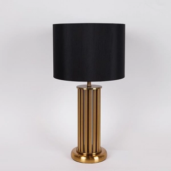 Φωτιστικό Επιτραπέζιο Μεταλλικό Χρυσό-Μαύρο 28x53εκ. ESTHETI 757-10130