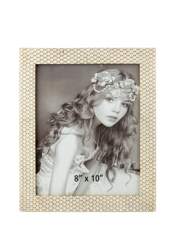 Κορνίζα Polyester Λευκή-Χρυσή 20x25εκ. Zen Collection 25.2.50683