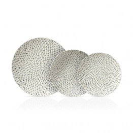 Σερβίτσιο Φαγητού Σετ 20τμχ In-glaze Porcelain Stoneware Pearl CRYSPO TRIO 47.160.40