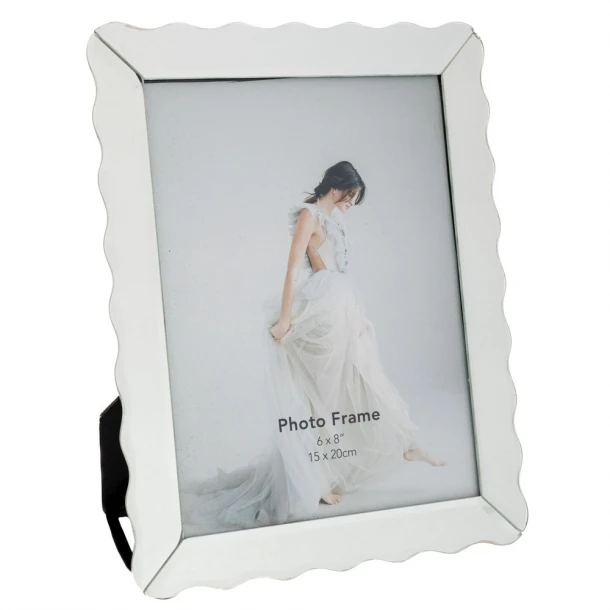 Κορνίζα Γυάλινη Ασημί 15x20εκ. iliadis 89418