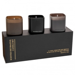 Σετ 3τμχ Αρωματικά Κεριά 120g Σε Συσκευασία Πολυτελείας iliadis 91534