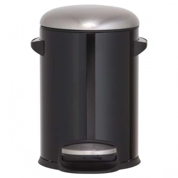 Καλάθι Απορριμάτων Ανοξείδωτο 3lt Cosmic Βlack Sealskin 362392419