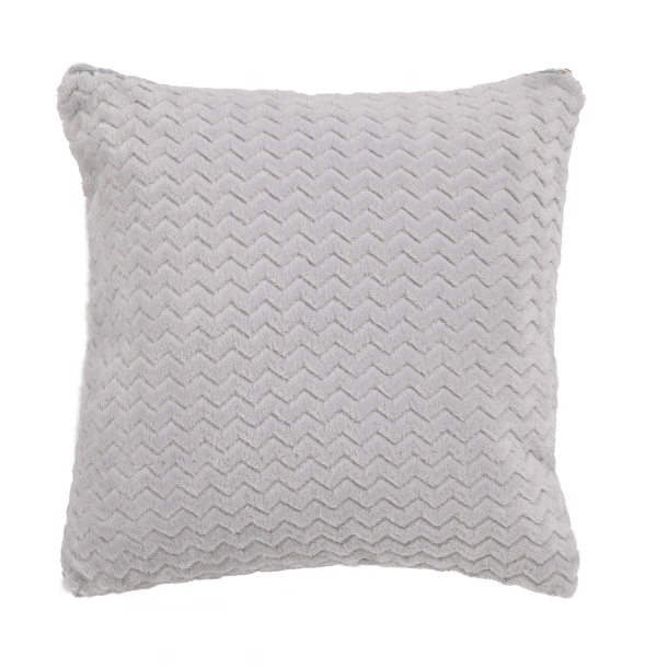 Διακοσμητικό Μαξιλάρι Fleece 40x40εκ. Throws 1368 Grey Das Home
