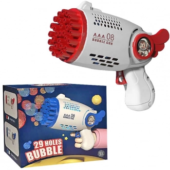 Όπλο Σαπουνόφουσκες 29 Τρύπες Μπαταρίας 17x8x15εκ. Toy Markt 71-3544
